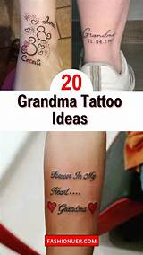A Guide to Meaningful Grandma Tattoos