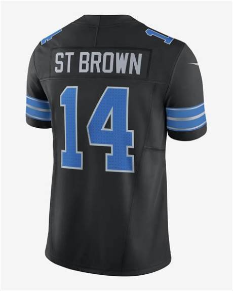 Affordable Amon-Ra St. Brown Jersey in Grey | Official Nfl Gear