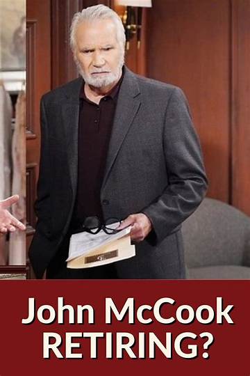 Celebrating a Legacy: John Mccook Retiring from the Bold and the Beautiful