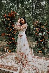 Discover the Perfect Fall Floral Gown: a Style That Blooms