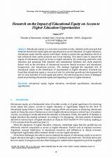 Insights and Discoveries for Educational Equity