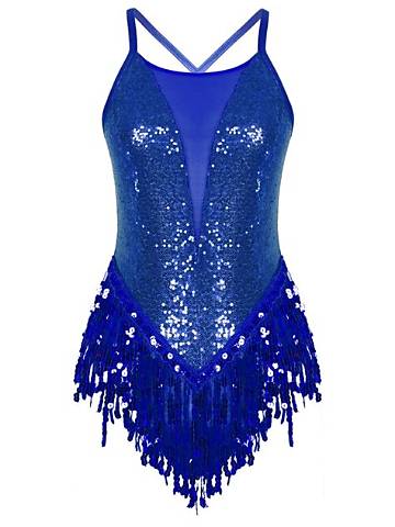 Mesmerizing Blue Sequin Leotard: a Touch of Shimmer and Style
