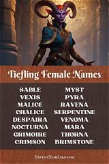Unveiling the Enigmatic World of Tiefling Names: Discoveries and Insights